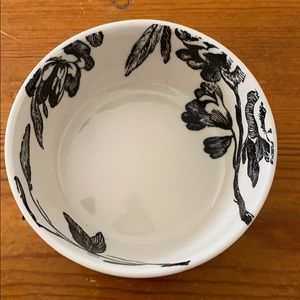 Floral small printed Glass Dish Bowl